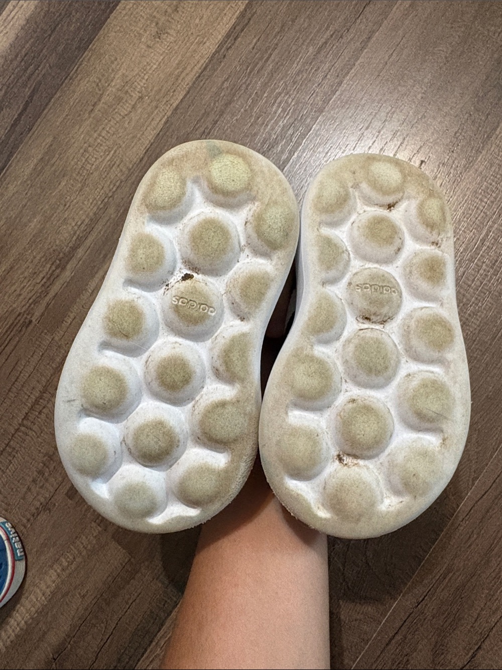 3 Toddler Size 7 Shoes - Adidas Bubble Comfy, Crocs, Native - Picture 5 of 12